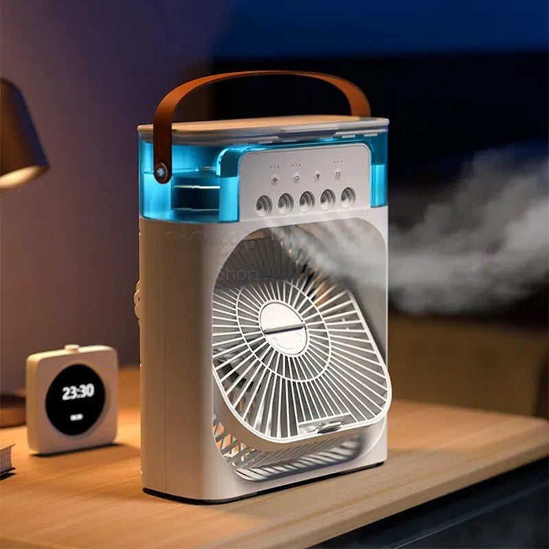 Mini Acondicionador de Aire Portátil y Humidificador